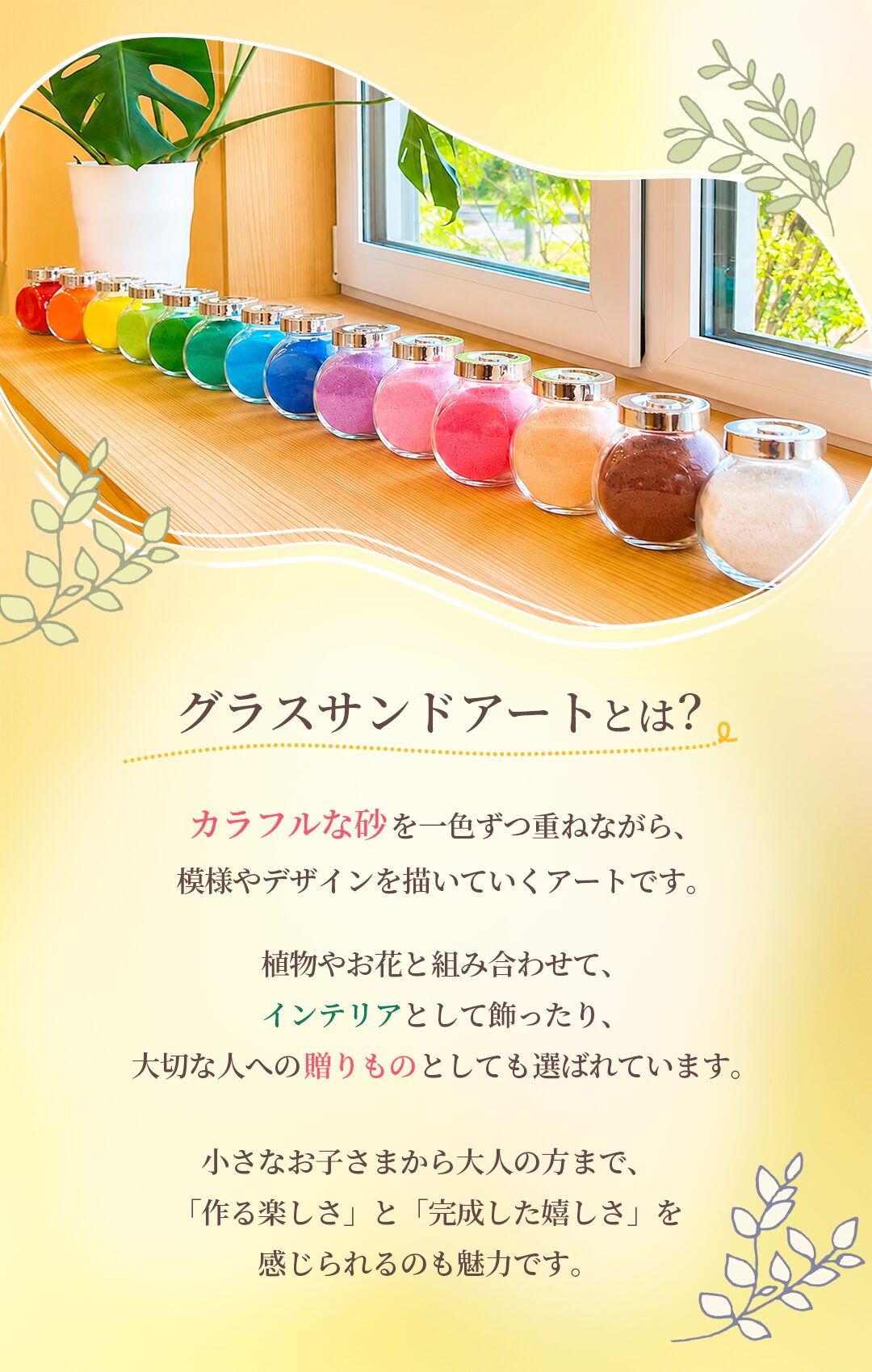 グラスサンドアートとは